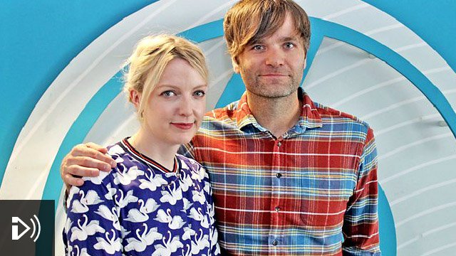 Ben e Lauren Laverne, apresentadora da 6Music