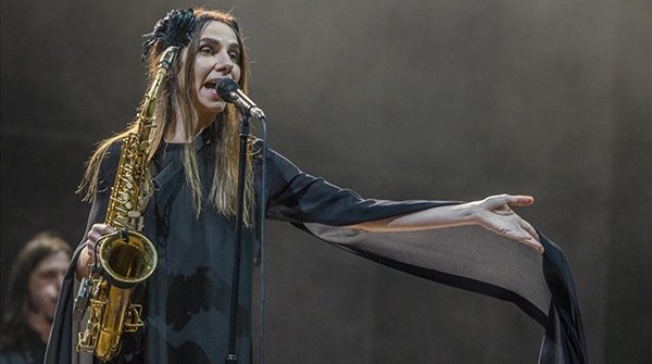 BARCELONA 04 06 2016 PRIMAVERA SOUND Concierto de PJ HARVEY en el Parc de Forum FOTO FERRAN SENDRA