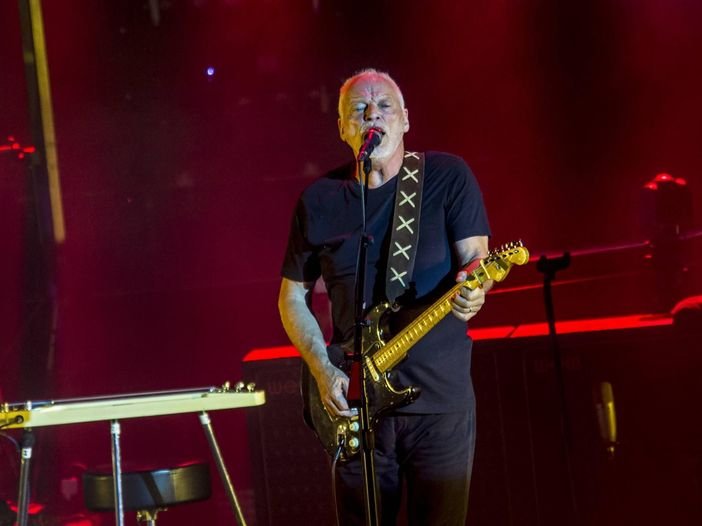 Gilmour em Pompeii, semana passada. Fotos: Rolling Stone