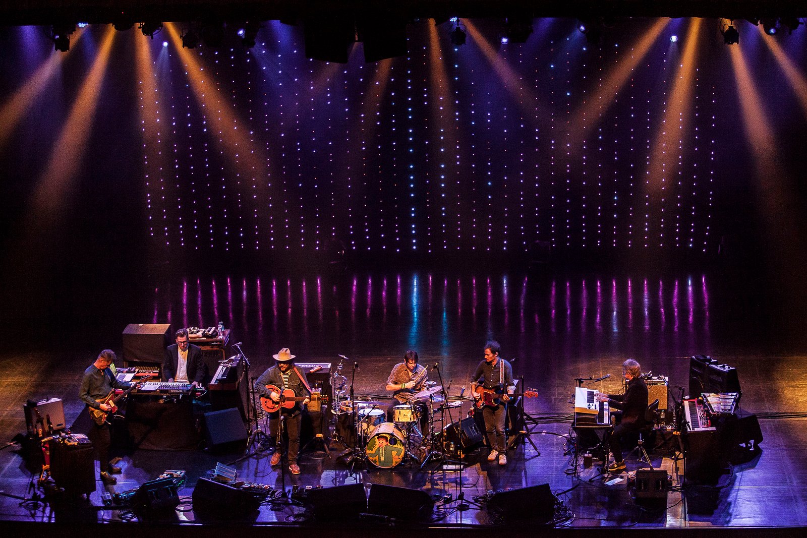 Wilco & a bateria Schmilco. Foto: Oswaldo Corneti
