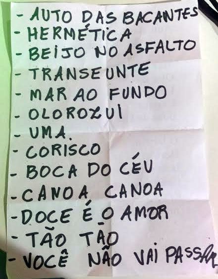 setlistavarocha