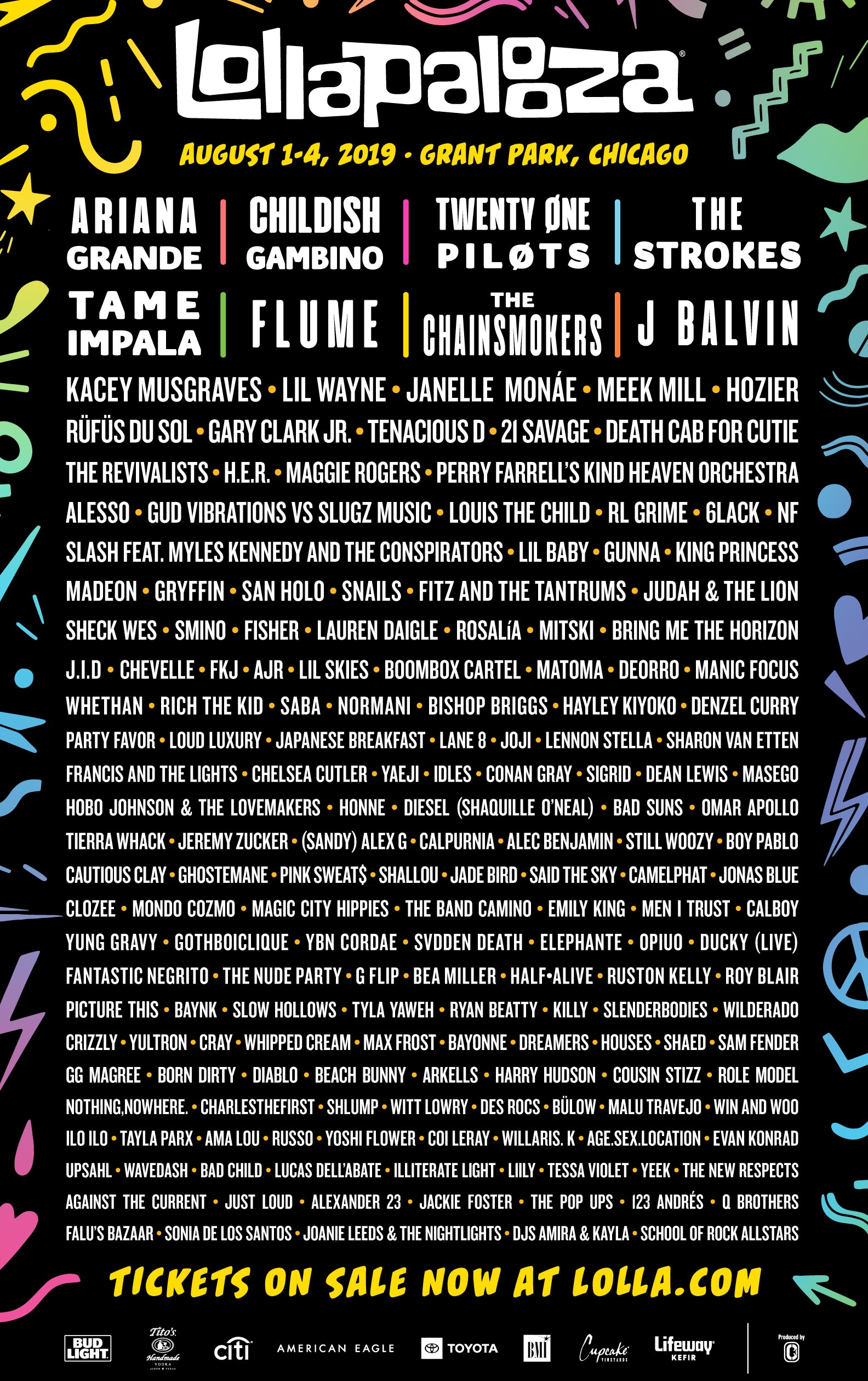 Lollapalooza-2019-Lineup
